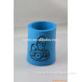 edible grade printed pattern and words cylinder mode collapsible silicone cup